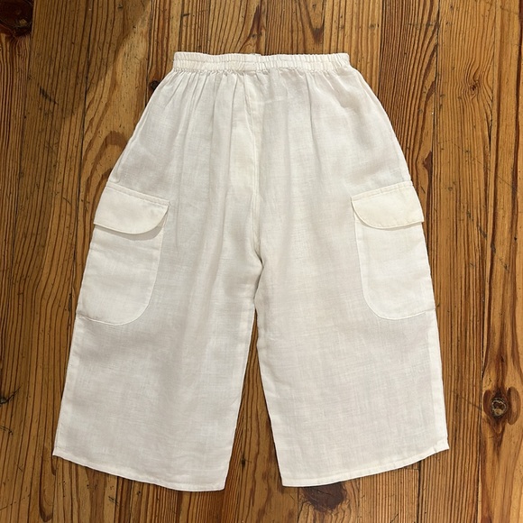 Linen Cargo Pants - Picture 2 of 2